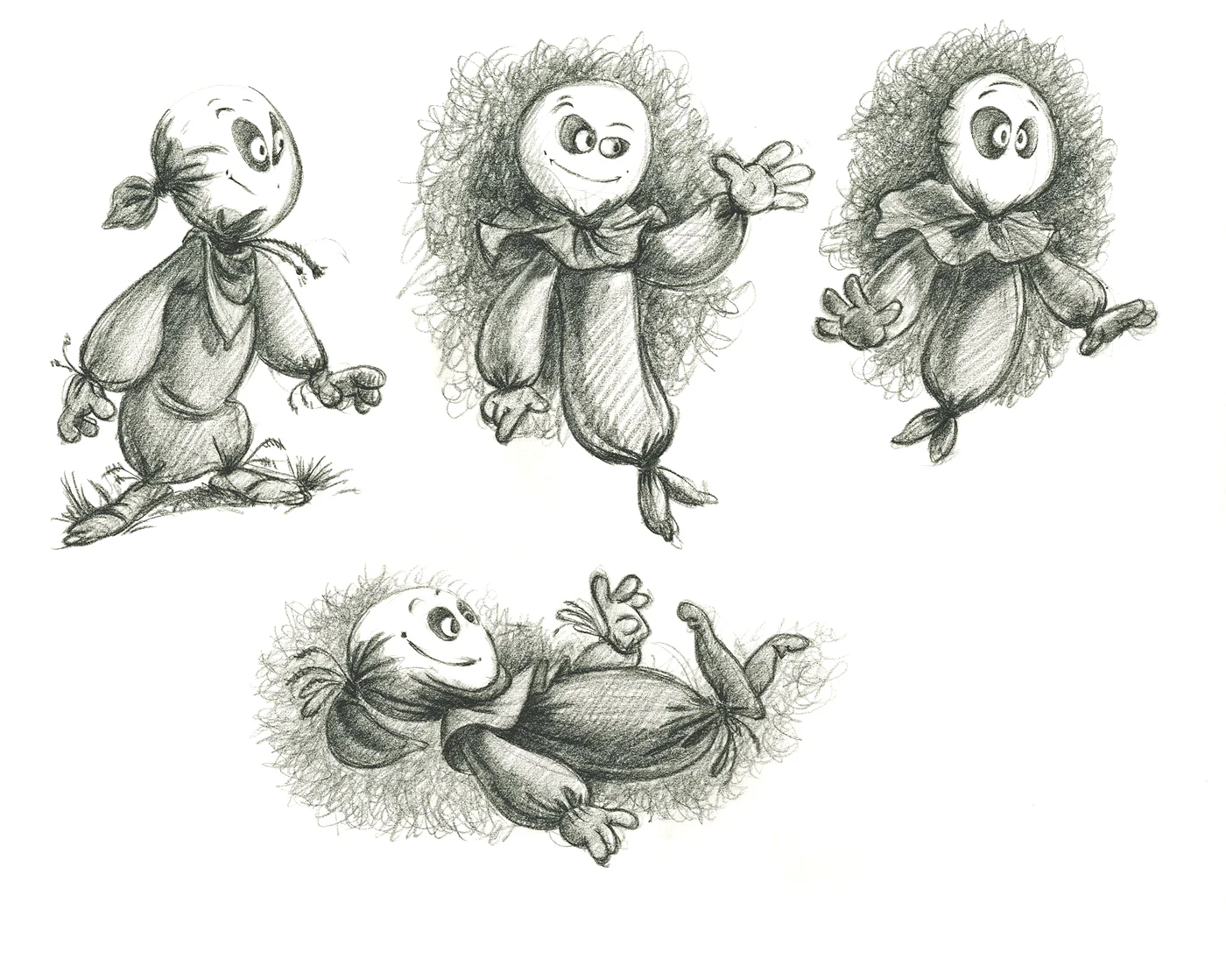 Spooky Ghosts - Book Illustration - concept art