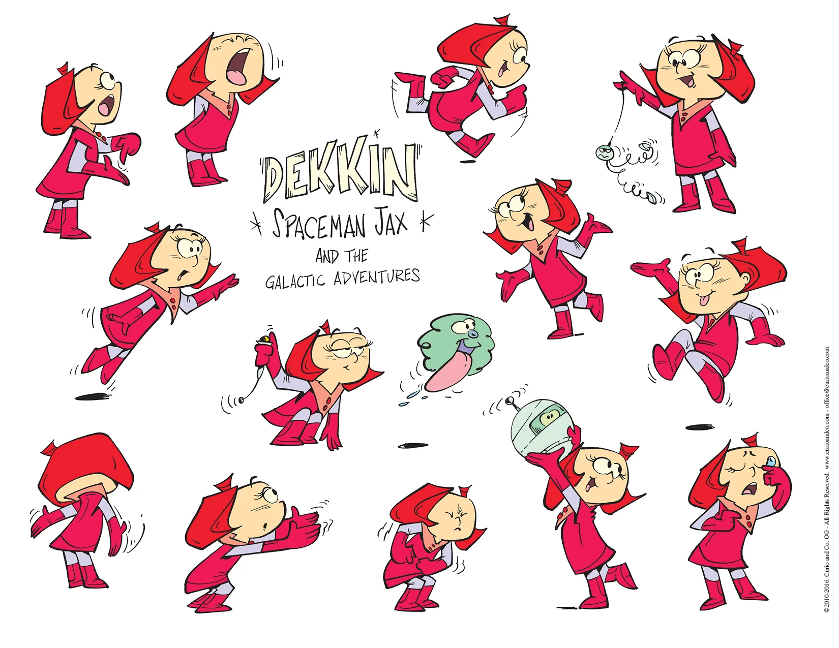 Spaceman Jax - Dekkin - model sheet