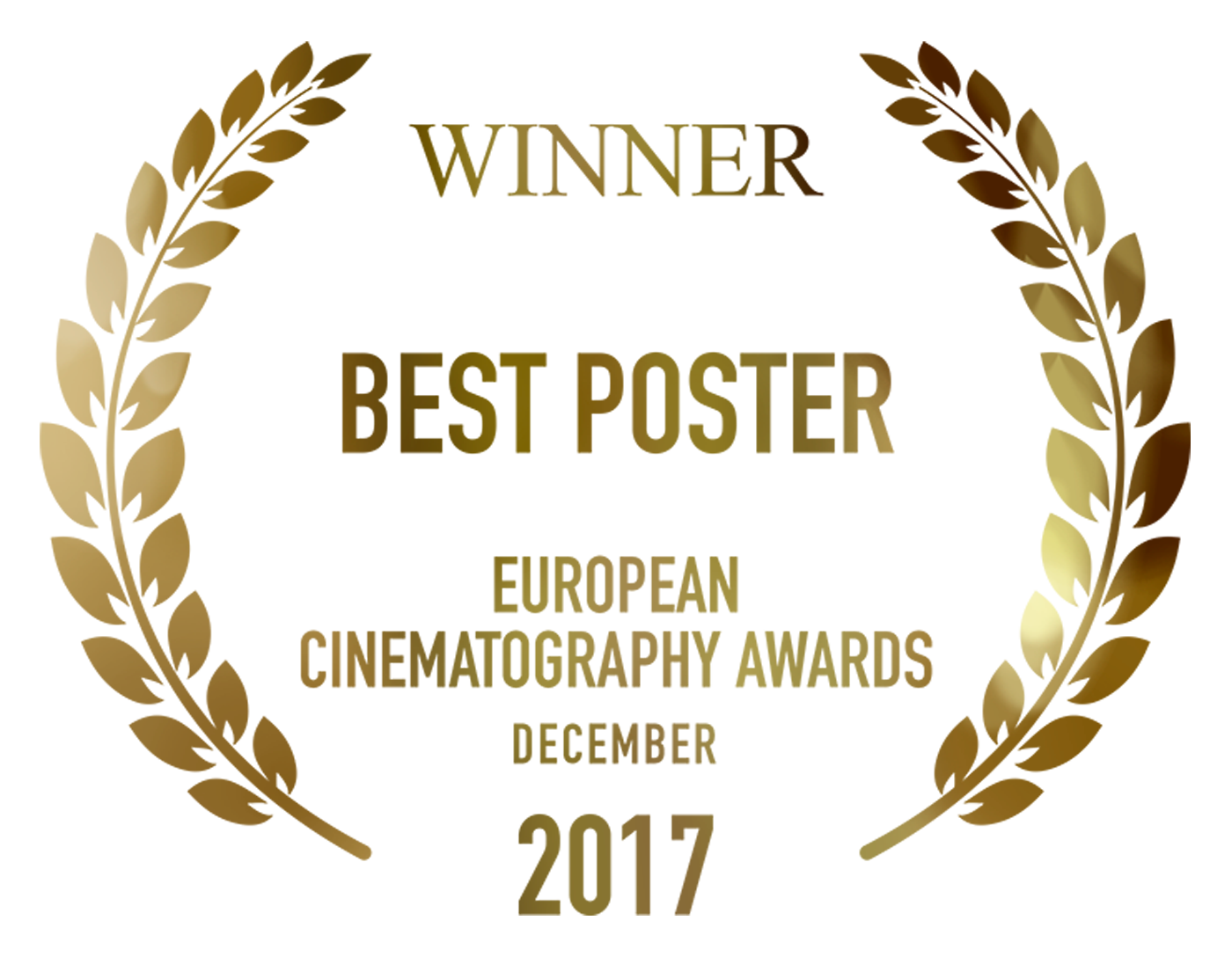 Fragments Winner Best Poster European Cinematography Awards design by Cesare Asaro 2017