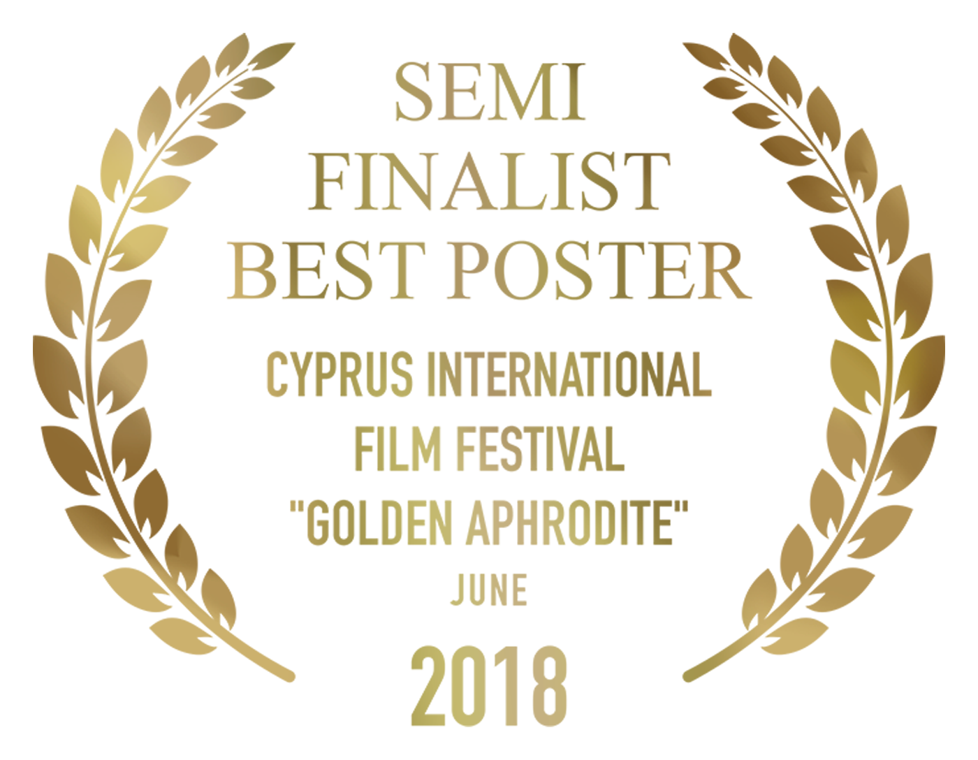 Fragments Semi-Finalist Best Poster Cyprus International Film Festival "Golden Aphrodite" June 2018 Design by Cesare Asaro