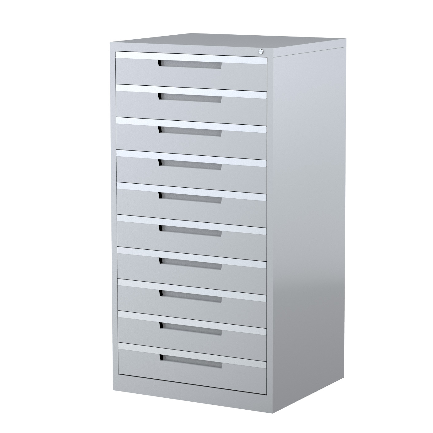 MM10 - STEELCO 10 Drawer MM Cabinet 1370H x 710W x 620D-SG1.jpg