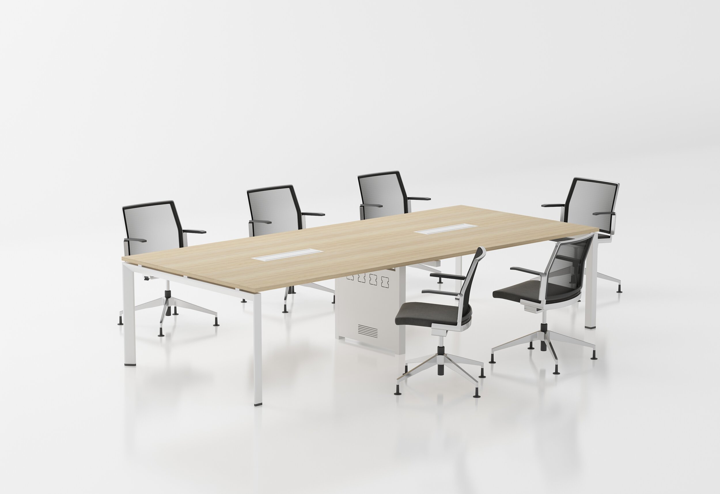 Natural Birch conference table