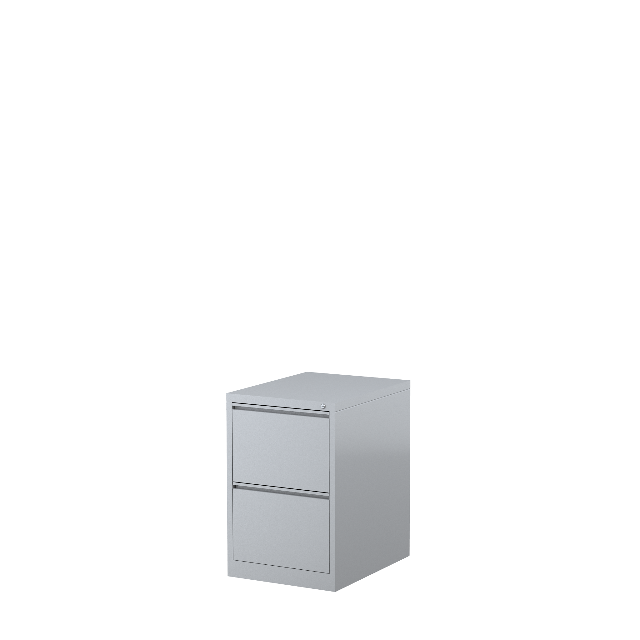 MVF2 - MERCURY 2 Drawer Vertical Filing Cabinet - 710H x 470W x 620D-SG.png