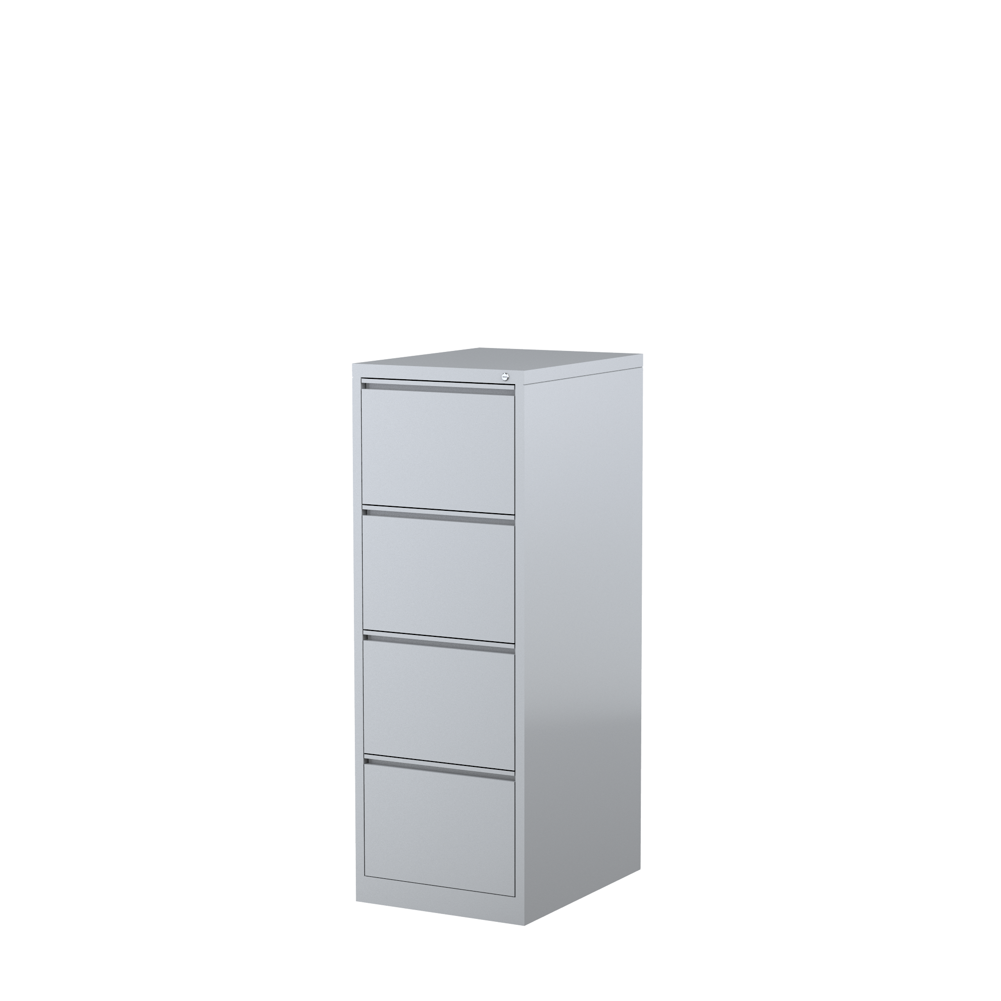 MVF4 - MERCURY 4 Drawer Vertical Filing Cabinet - 1320H x 470W x 620D-SG.png