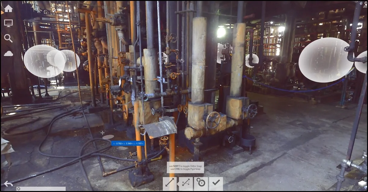technologies such as 3d laser scanning can provide measurement capabilities by its own.