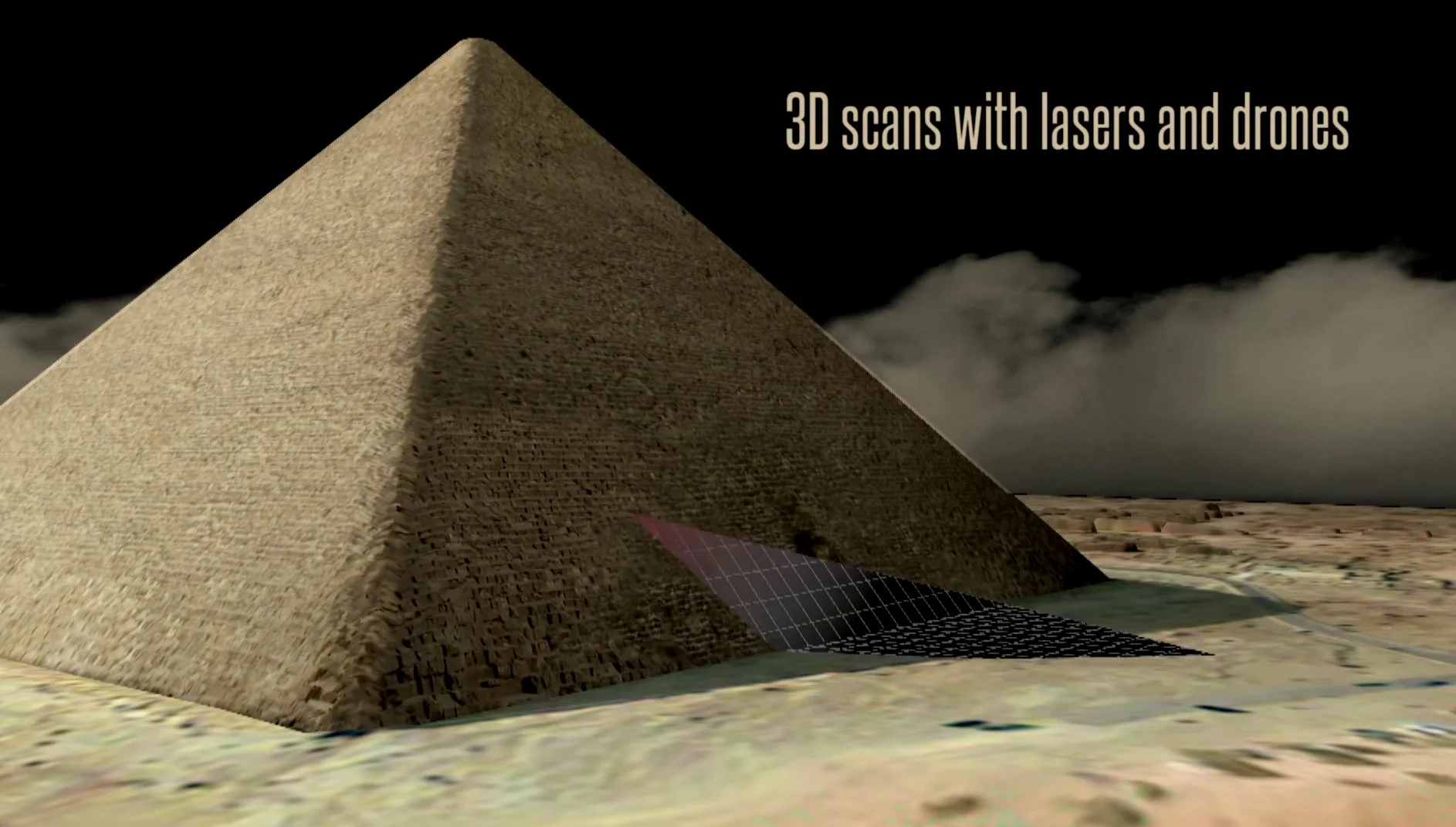 3D Laser Scanning the exterior & interior of the pyramids