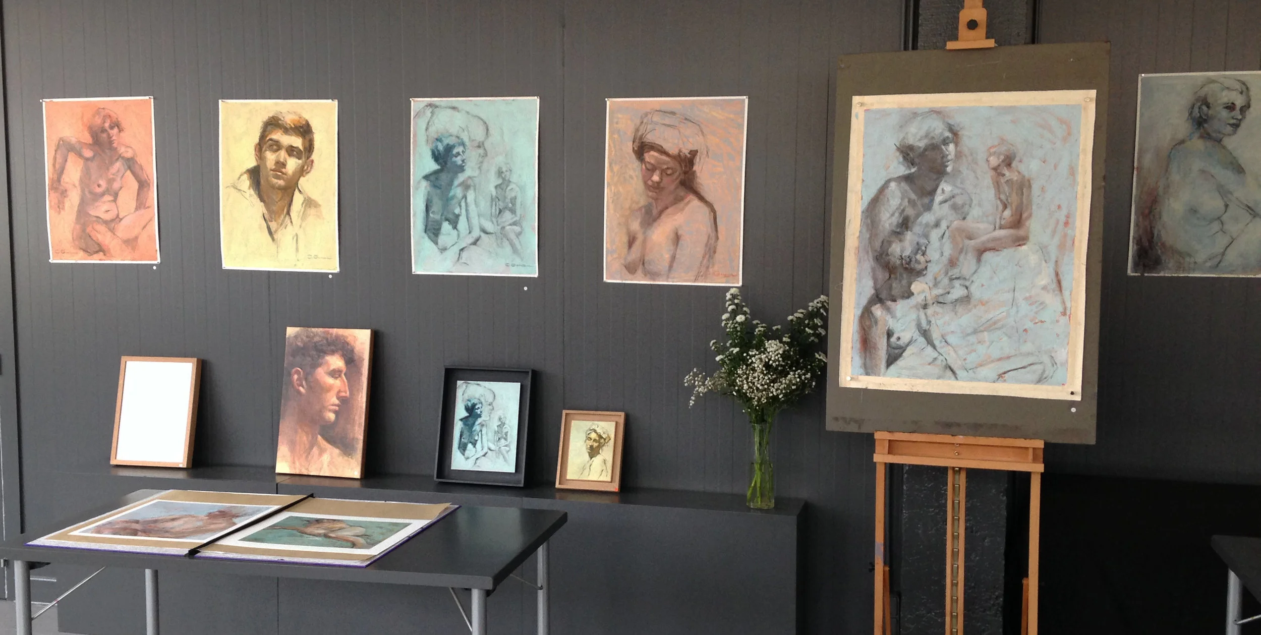 Vue de l'exposition de Cristina Gondolo 2015