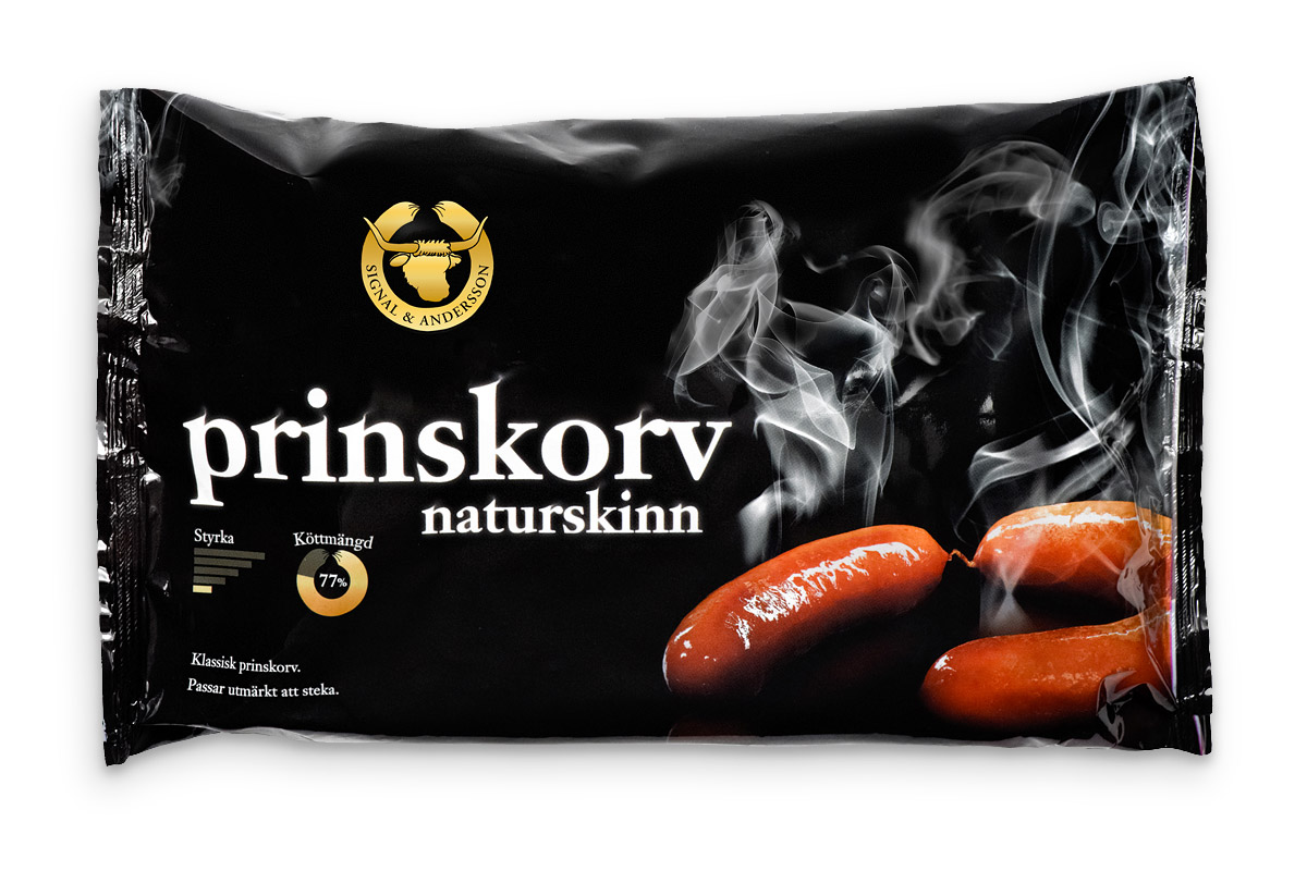 Packaging for sausages