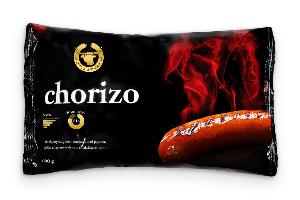 Packaging for sausages