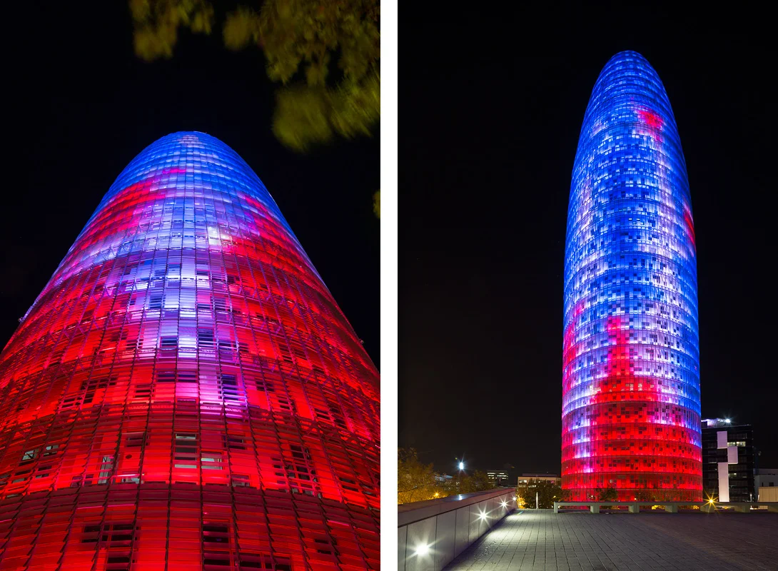 Agbar Tower i Barcelona arkitektur bild 3.jpg