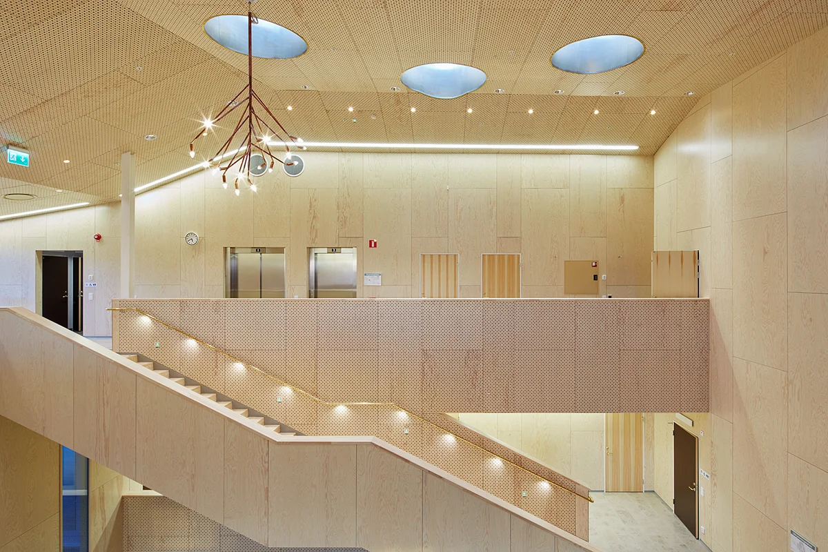Landvetter Kulturhus utanför Göteborg arkitektur bild 15 interiör.jpg