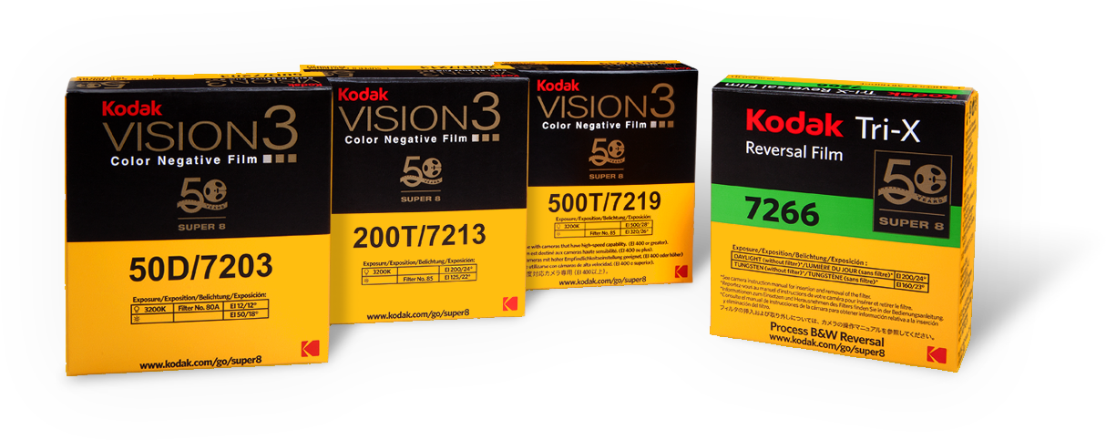 Super 8 film stock from Kodak.