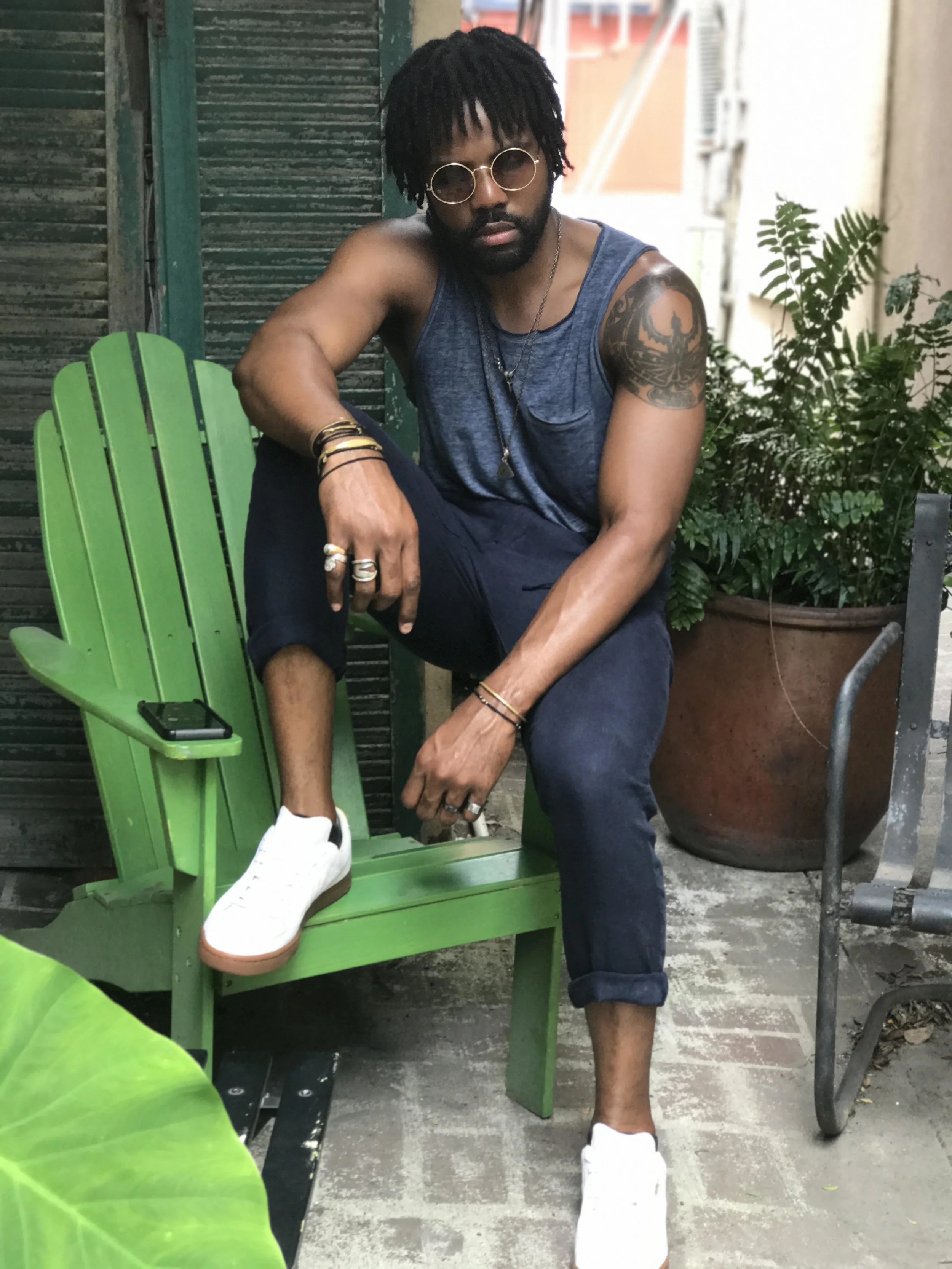 TOP: H&M, PANTS: Zara, ACCESSORIES: a variety from VonRay Designs, King James Jewelry & M.Cohen, SHOES: Puma