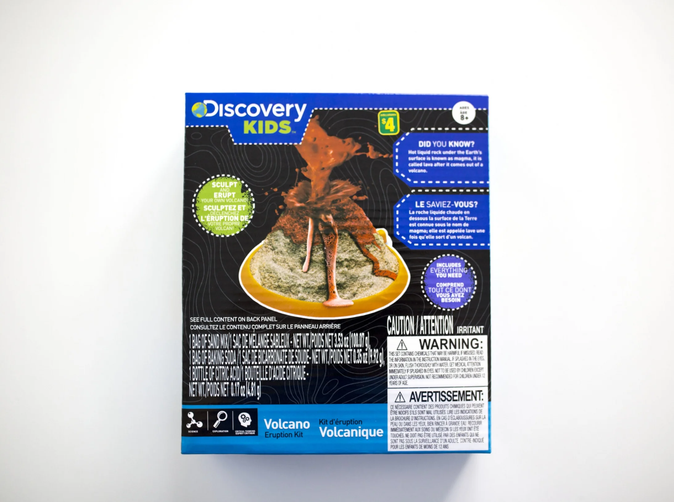 discovery volcano eruption kit