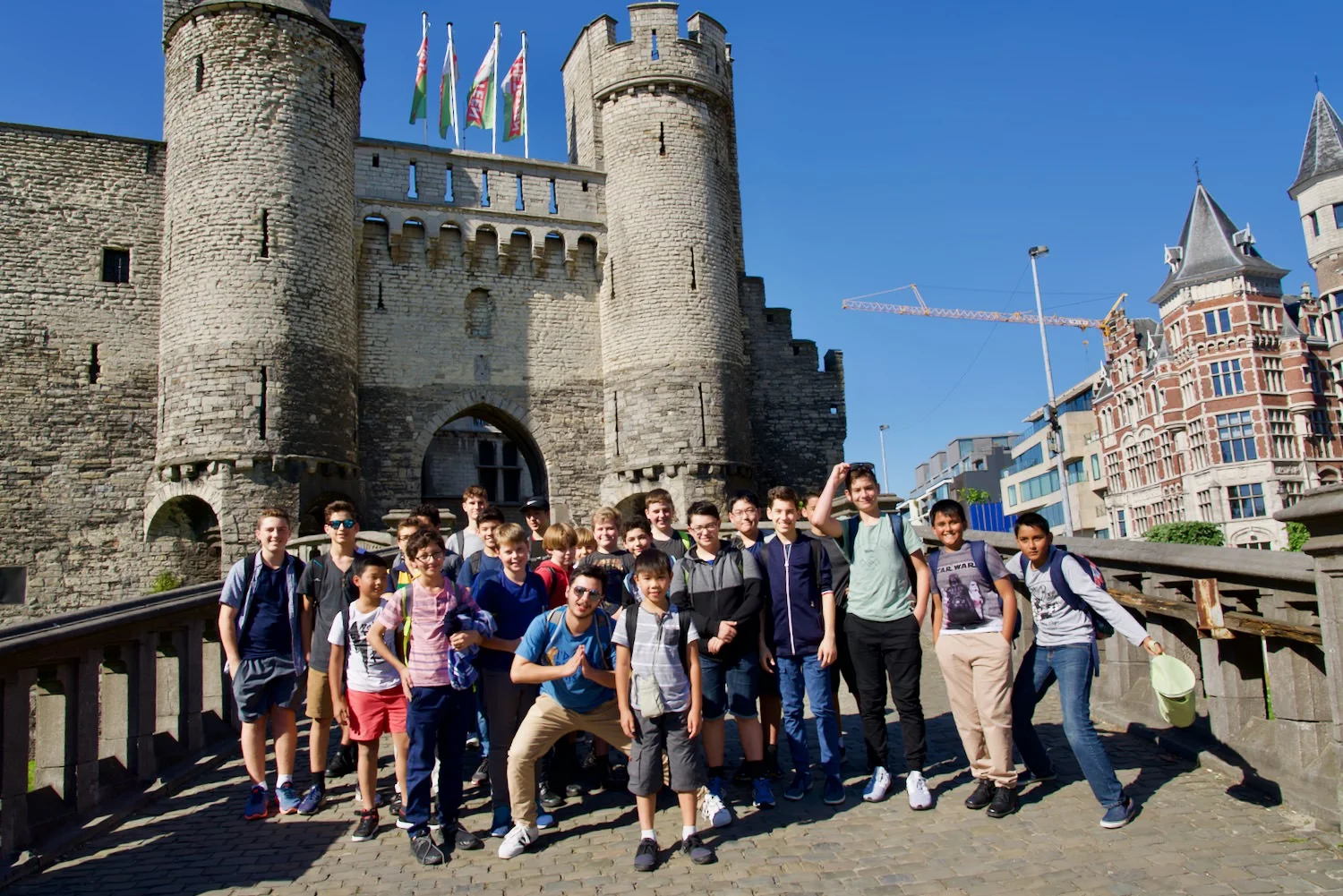 At Het Steen in Antwerp.