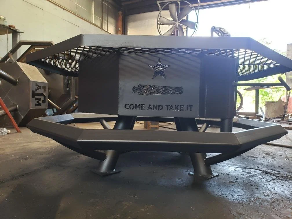 Custom Come and Take It Fire Pit.JPG