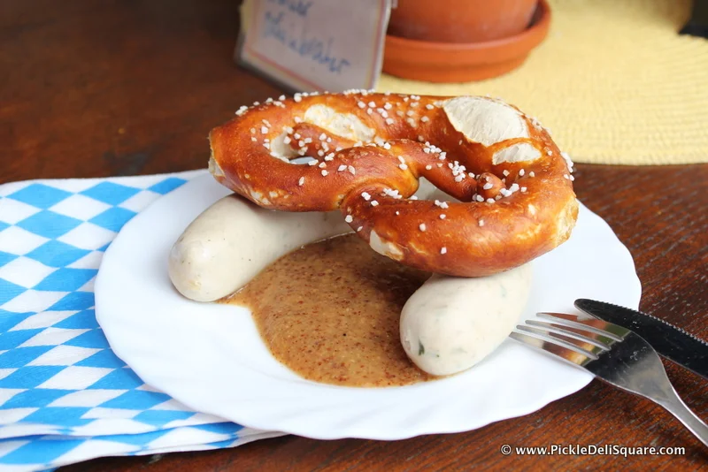 Weisswurst and faux Weisswurst