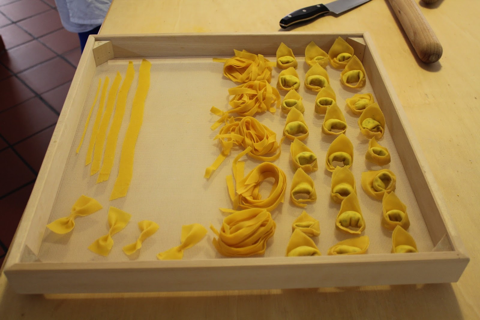 Learning how to make pasta in Bologna, Italy