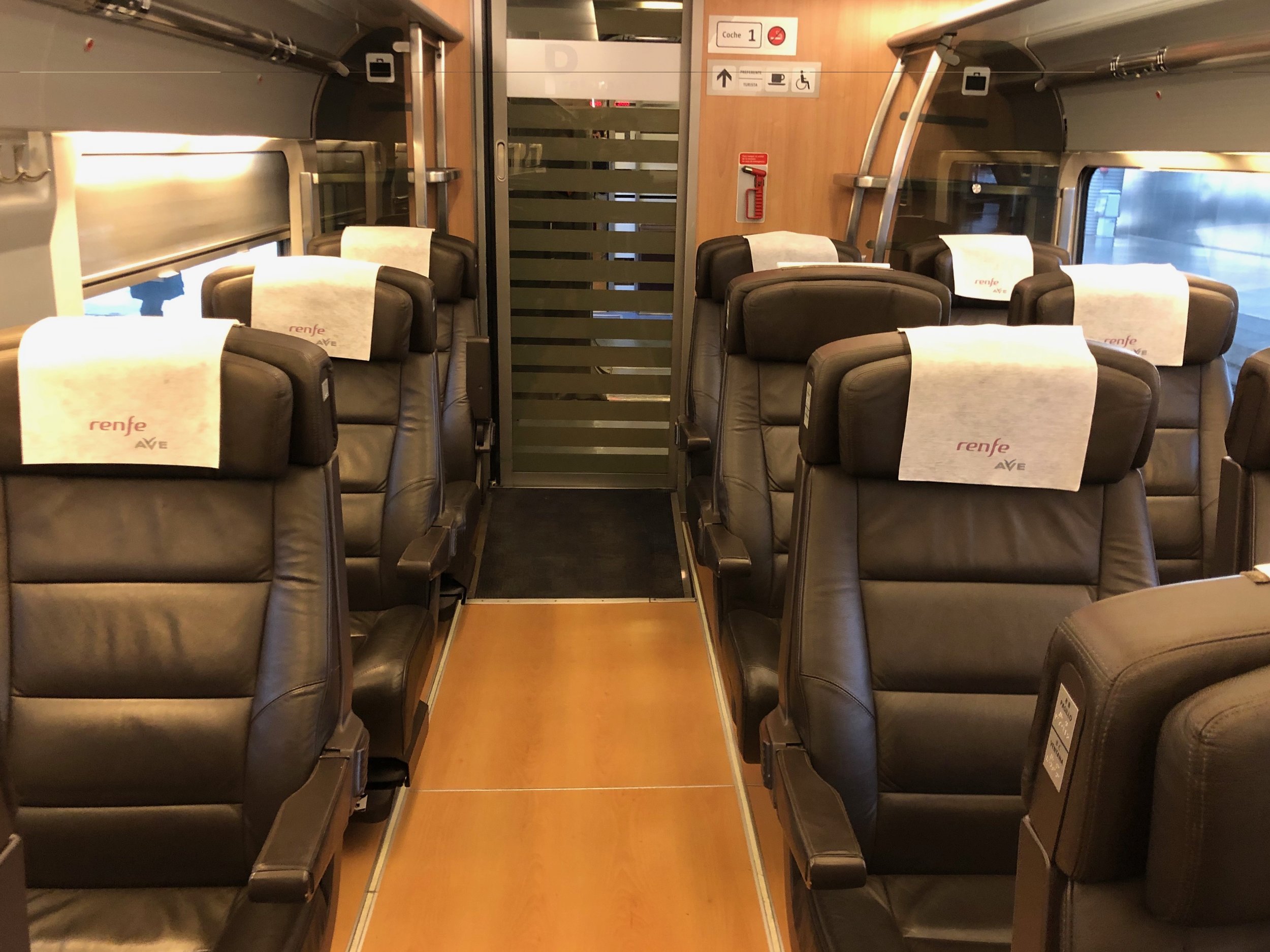 Trip Report Renfe Ave Preferente Valencia Madrid Pickle Deli Square