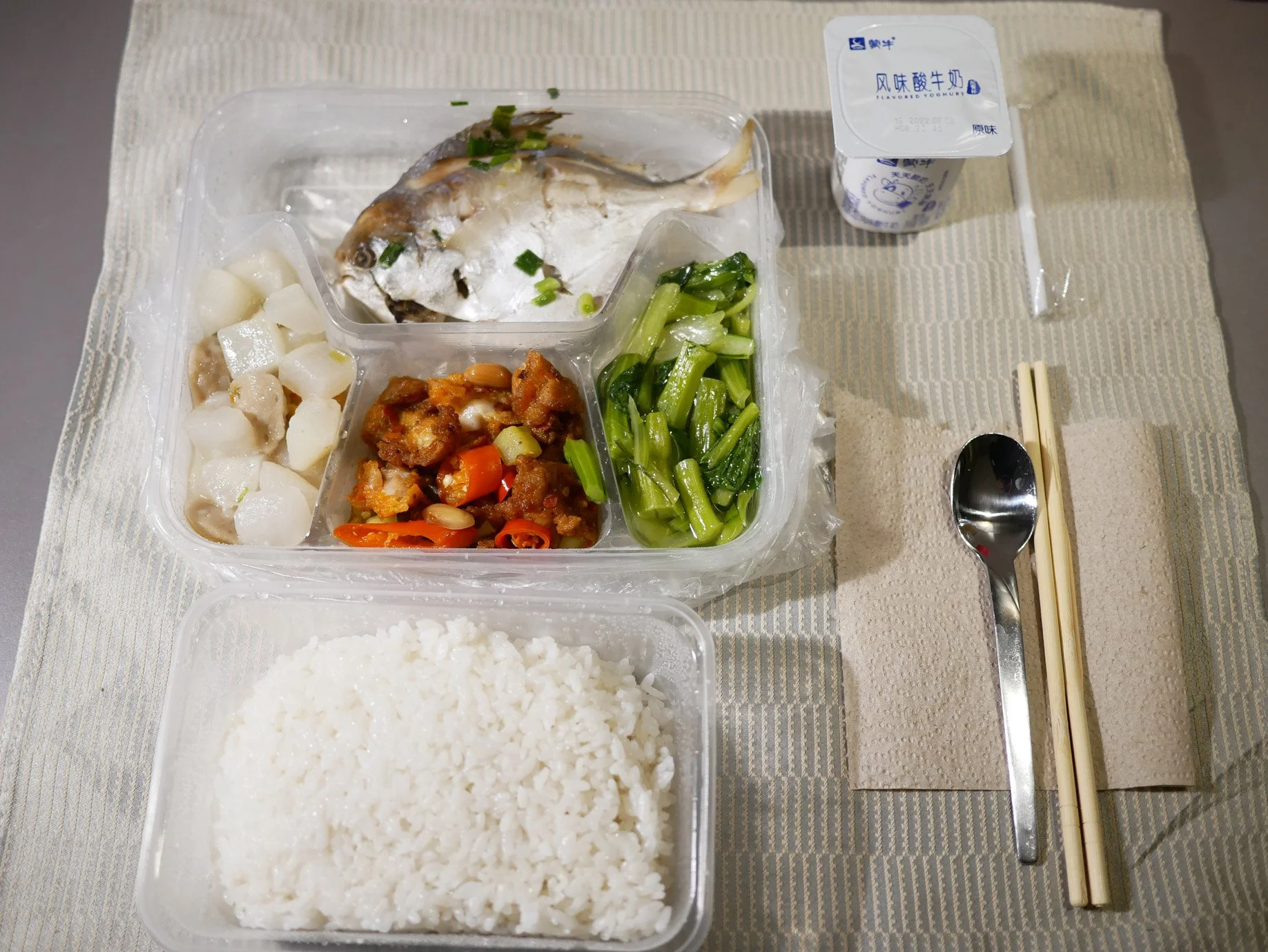 Quarantine Diary Day 4: A Whole Fish in a To-Go Box Compartment