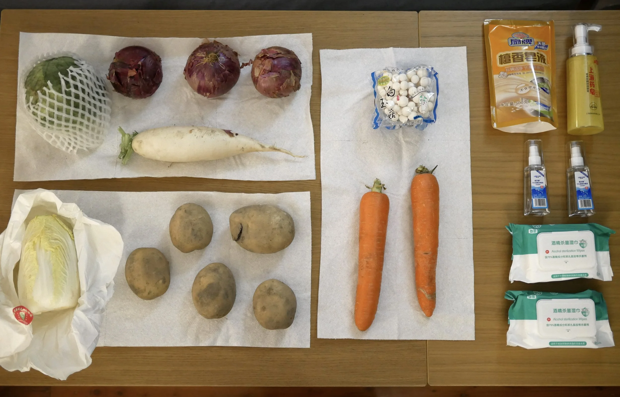 Lockdown Day 18: An almost duplicate delivery of groceries, more household supplies, and more water