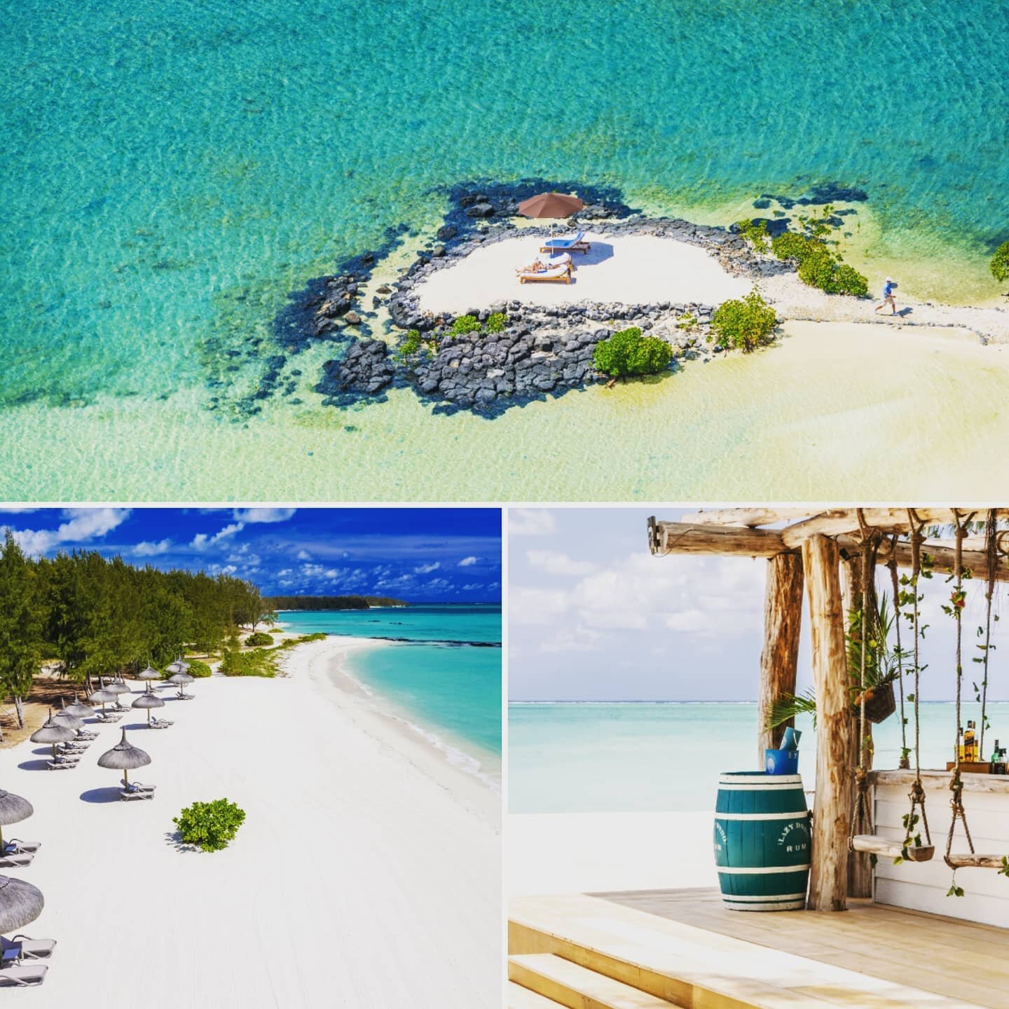 'Guests can while away the afternoon with lazy dodo rum cocktails on rope swing seats at a rustic thatched beach bar'. @telegraphtravel 

We were so pleased to hear yesterday that Mauritius has been taken off the UK's 'red list' of countries. 

This 