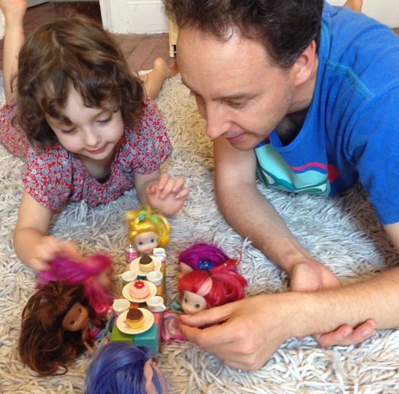 We Stink at Playing with Out Kids. I gave it a shot anyway.