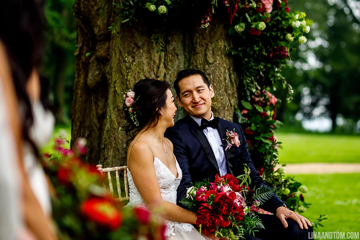 Kim and David's flower story