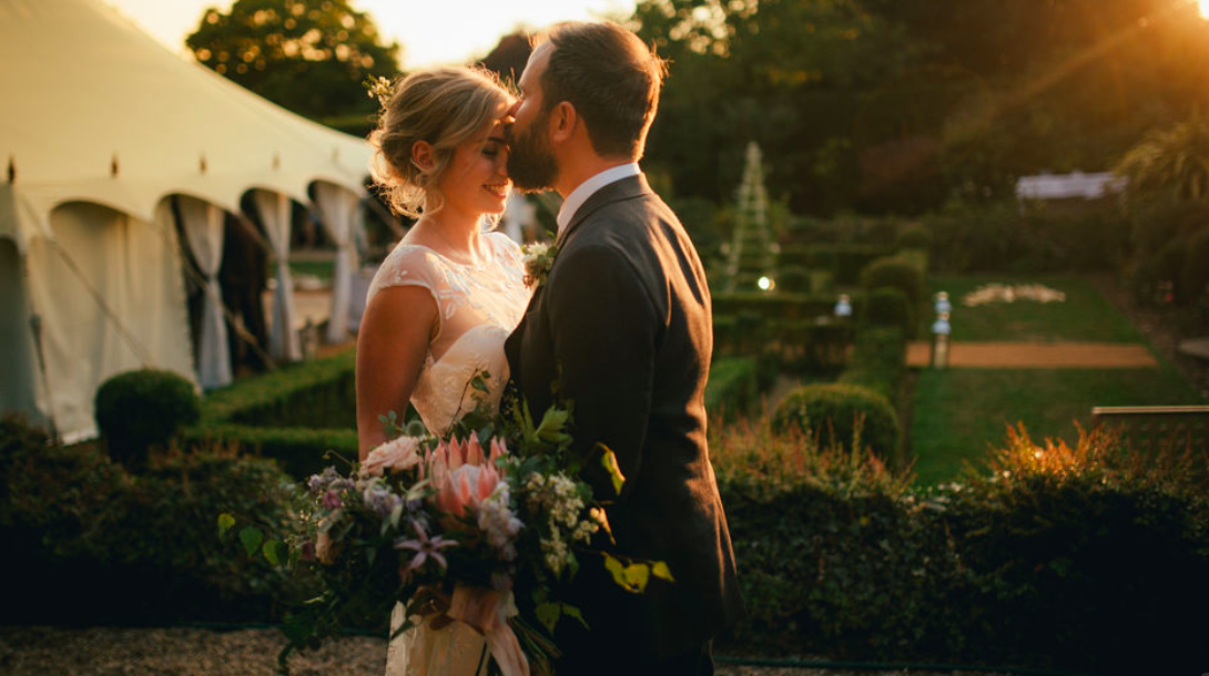 Pastel protea garden wedding by The Flower Story