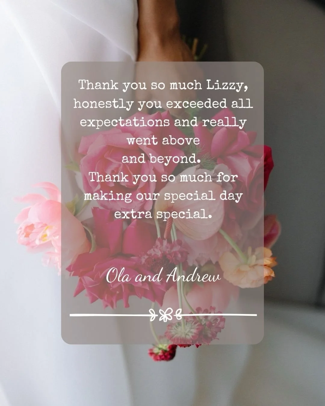 The stunning O&amp;A with the kindest words xx. 

Wedding planner extraordinaire @aflairtorememberevent 

Venue @nobulondonportman 
⠀⠀⠀⠀⠀⠀⠀⠀⠀
Photographer @timioshinstudios