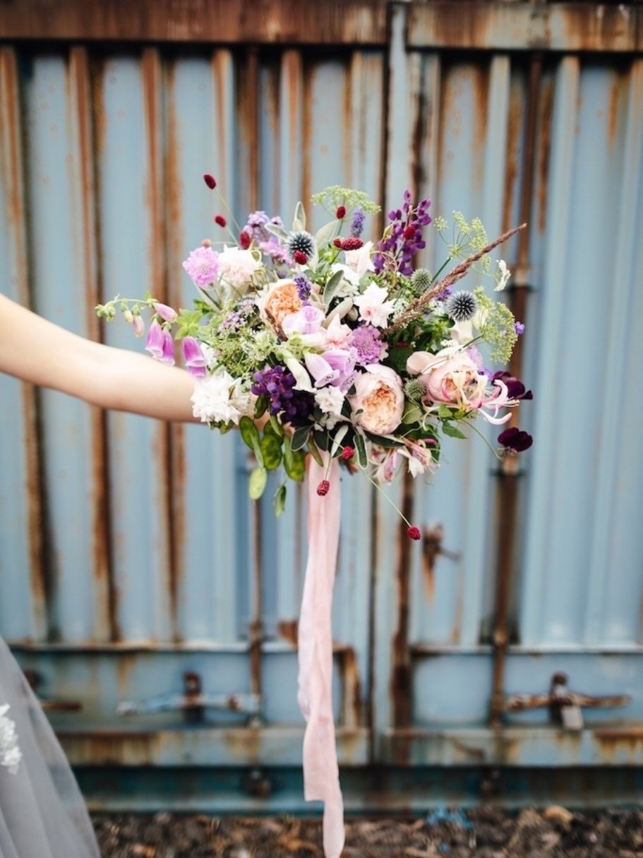 The sweetest scoop of delicate summer flowers and delicious smelling garden roses. This bouquet actually came from our cutting patch. Growing our own flowers is not something we shout too loudly about (as quite often our seedlings are eaten by hungry