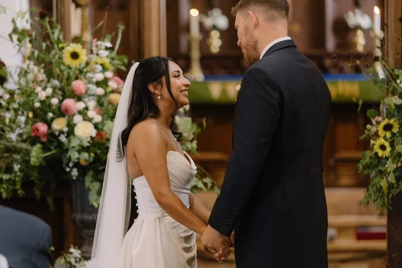 Meadow style wedding flowers by The Flower Story