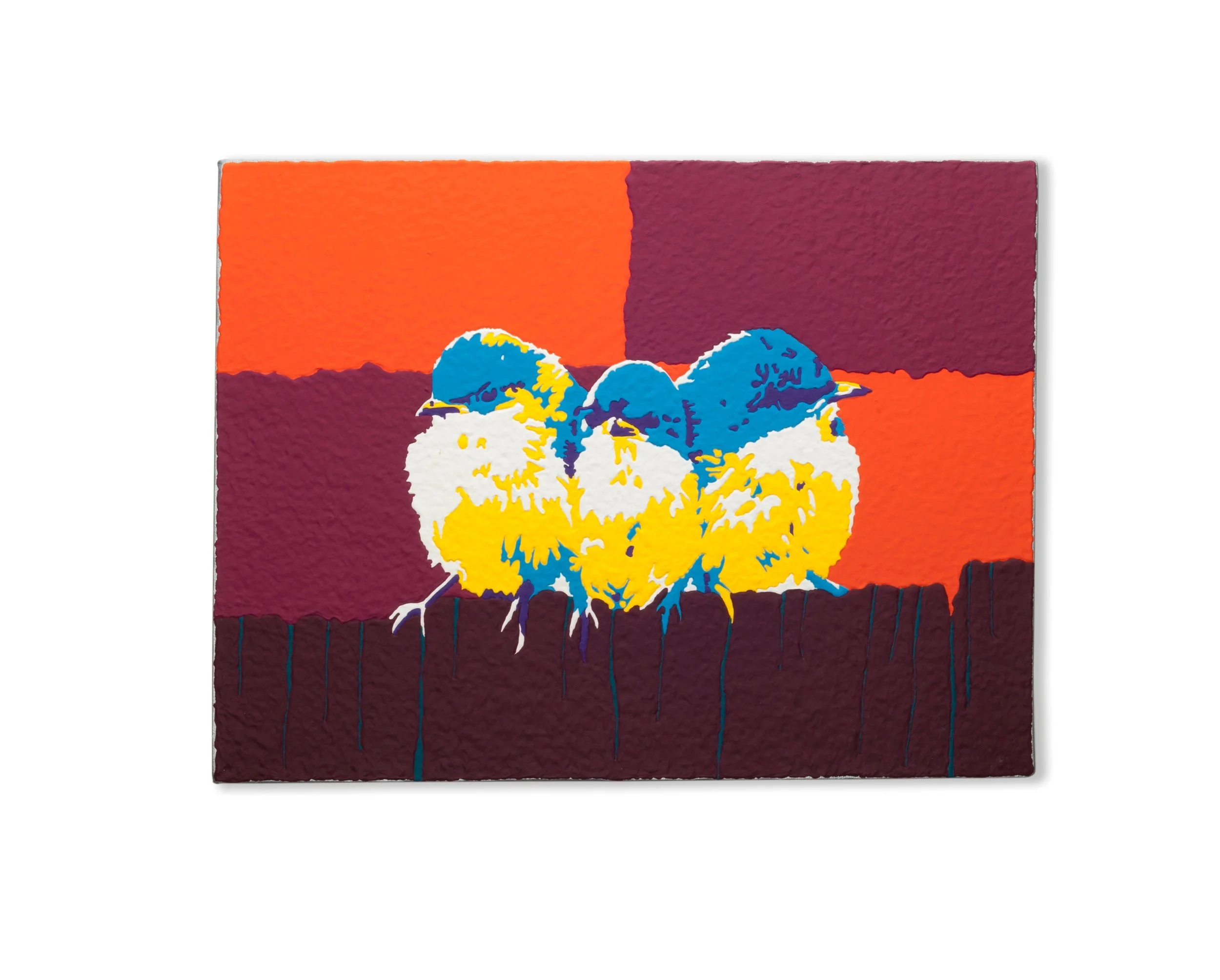 "Communal" - 16" x 12" Acrylic on Canvas - SOLD, Metal Prints Available