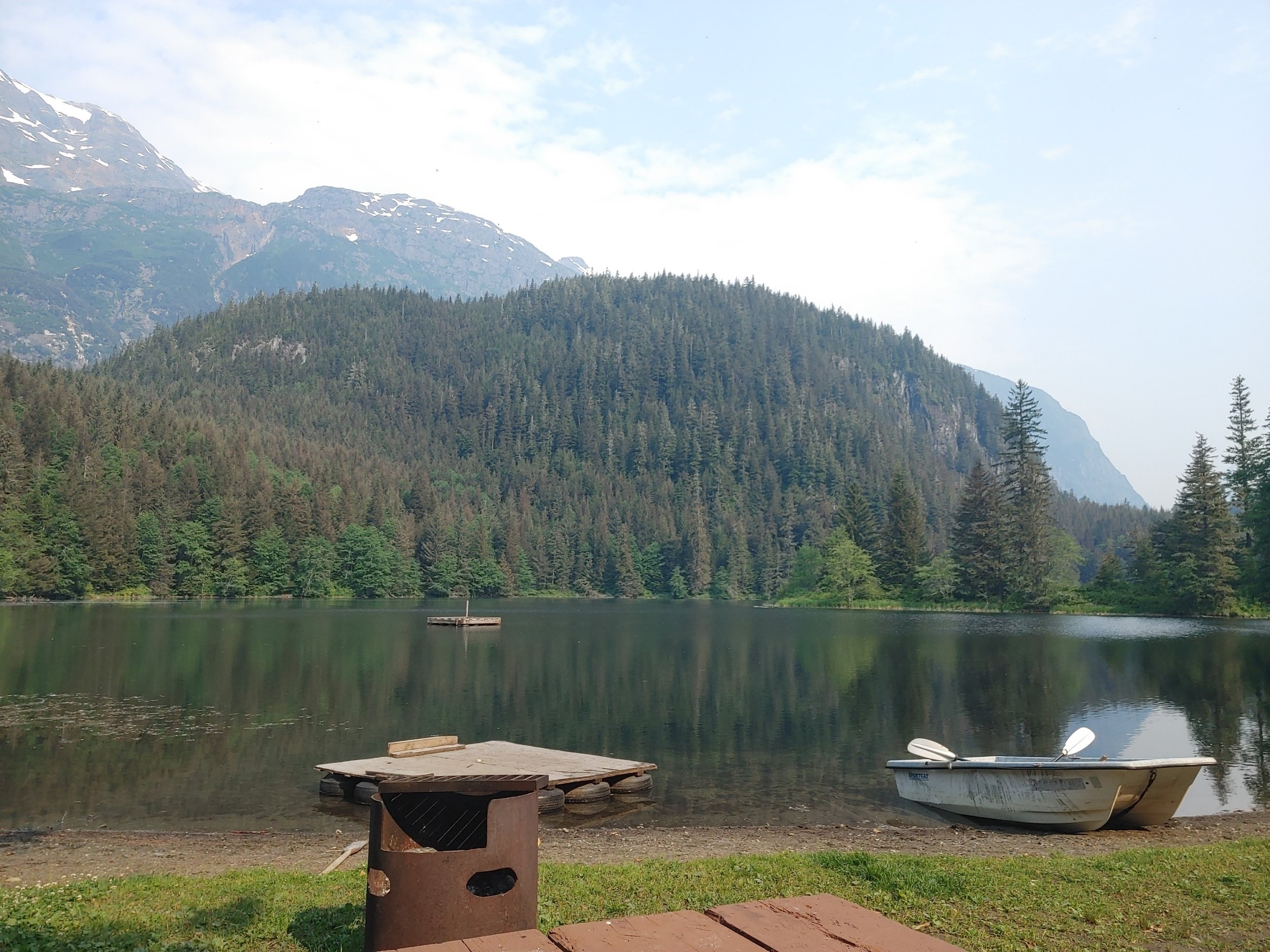  Clements Lake in the morning. So pretty, so leech-y. 