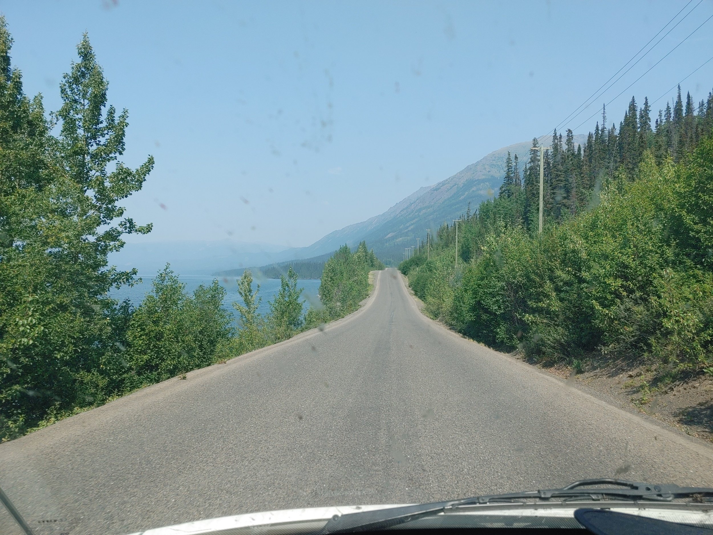  Cassiar highway on my way to Whitehorse… 11 hours, split across 2 days. 