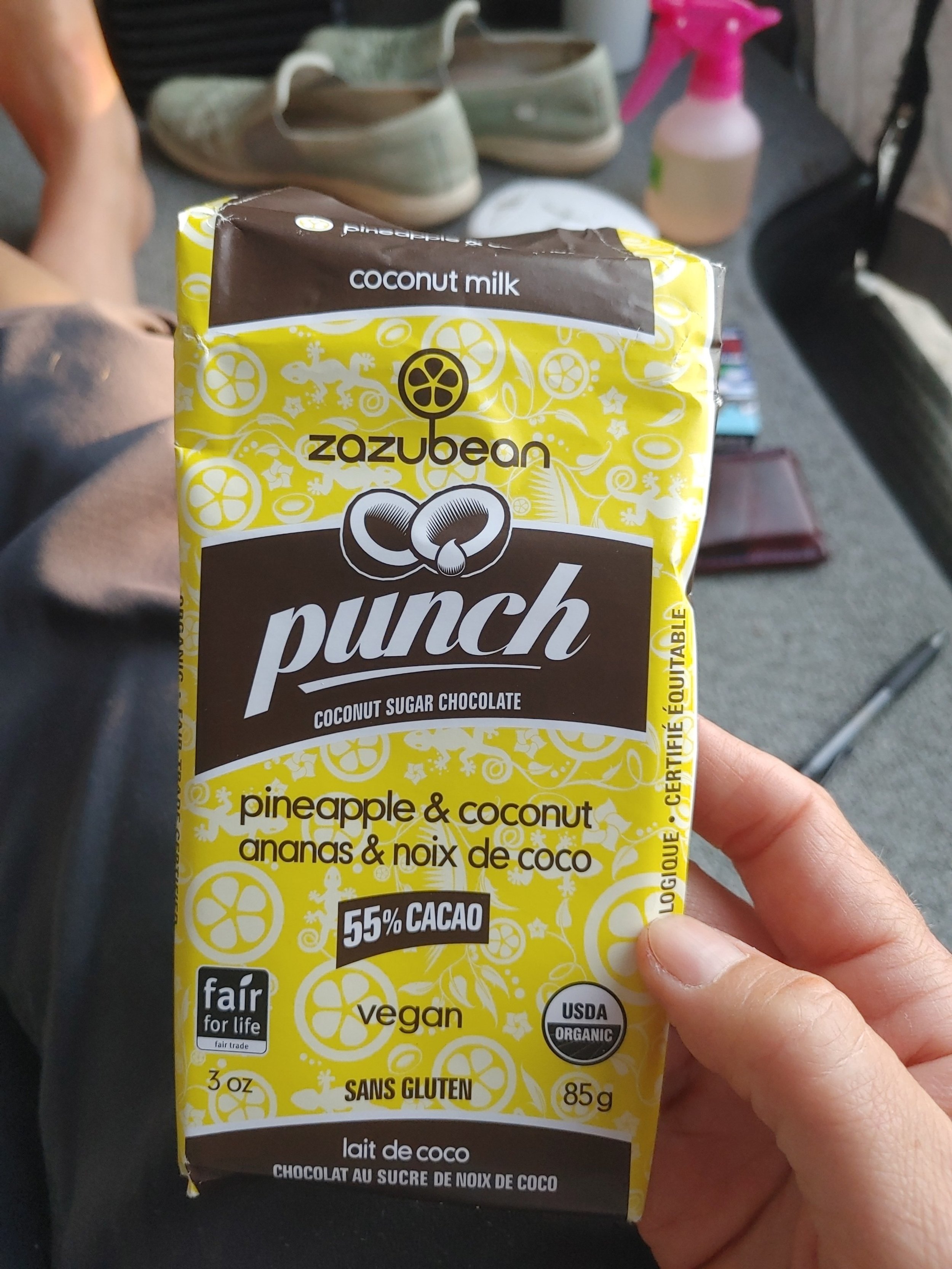  This chocolate is bomb. I want to see more pineapple on the shelves, yo! 