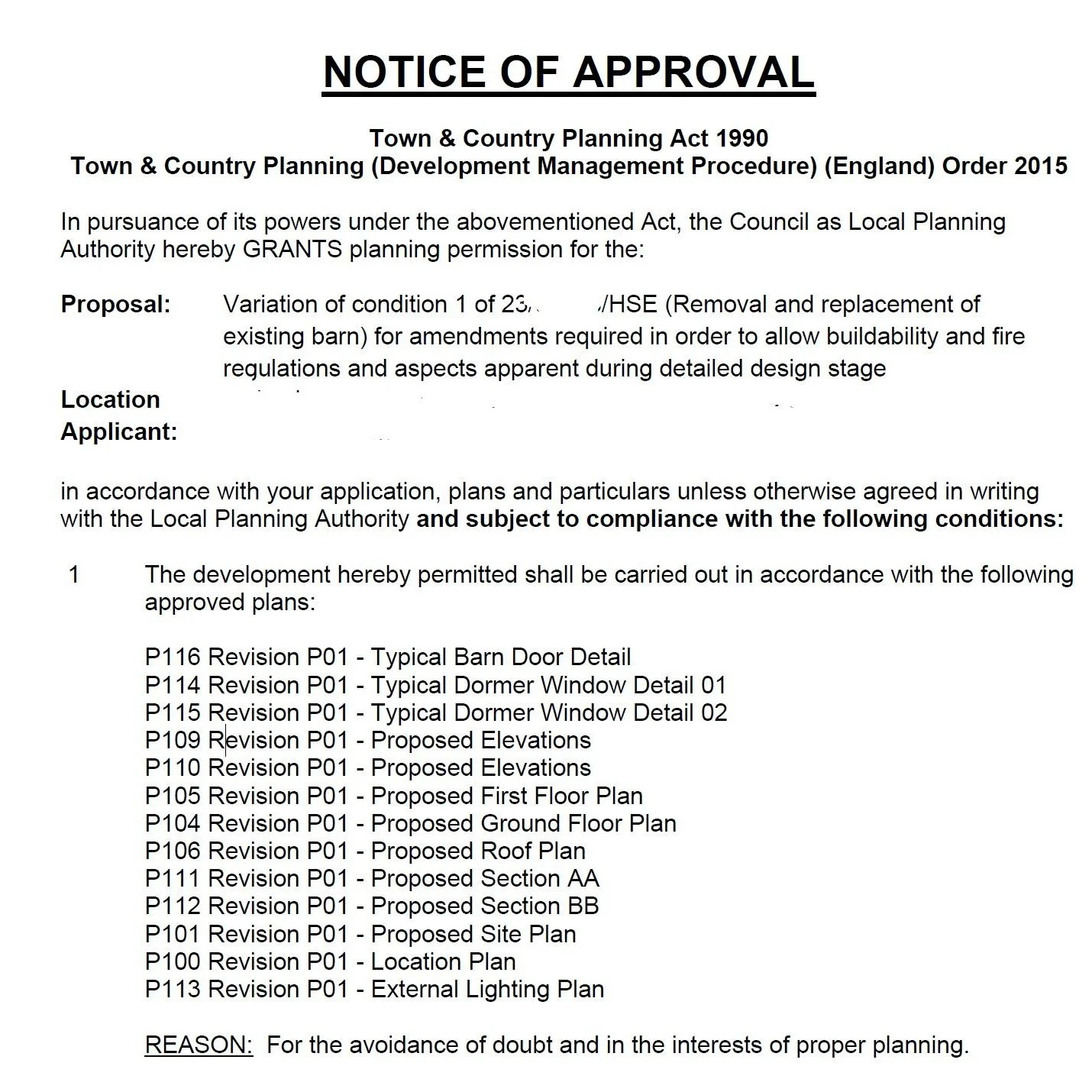 *PLANNING APPROVED* This one was really all about the strategy. Amendments were primarily needed for buildability and fire regulations reasons following an approval by others. Conditions were needed to be discharged in terms of materials, lighting et