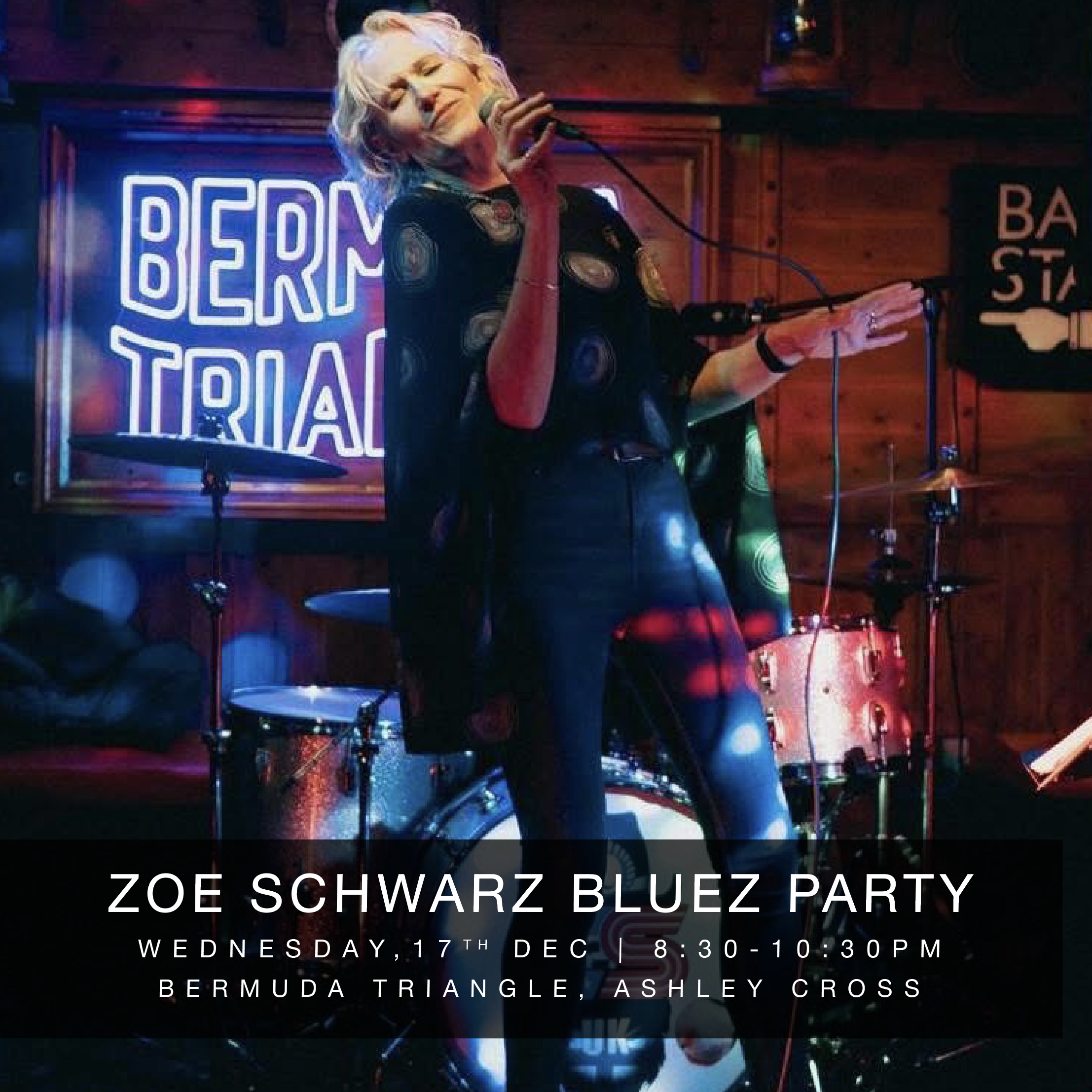 LIVE MUSIC 🎸 Zoe Schwarz Bluez Party