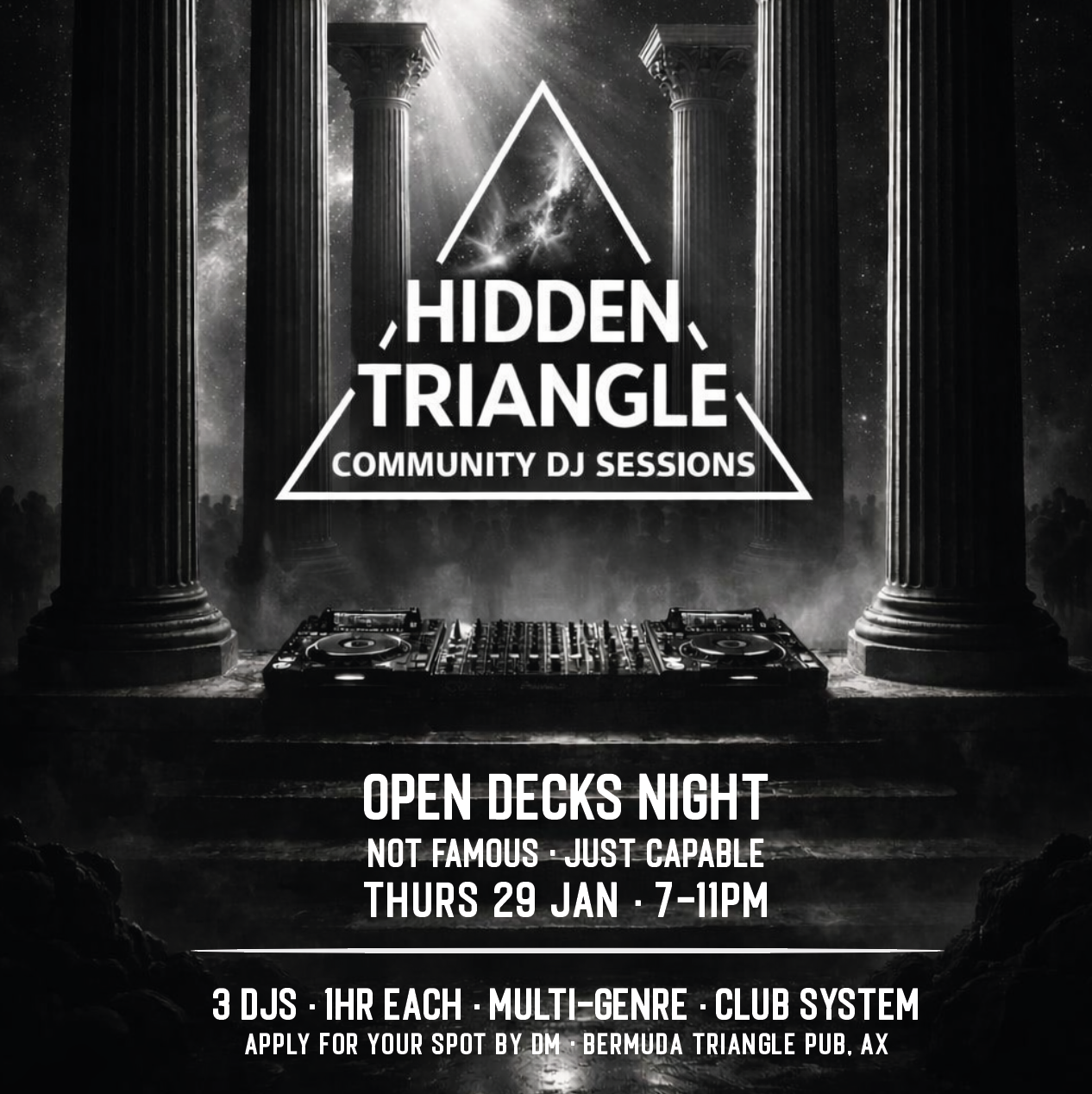 HIDDEN TRIANGLE  Community DJ Sessions  