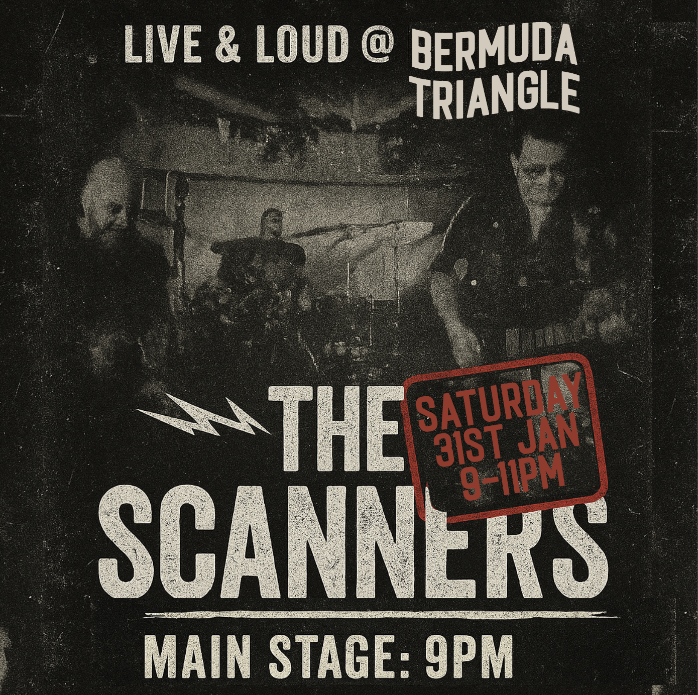 LIVE MUSIC:  The Scanners