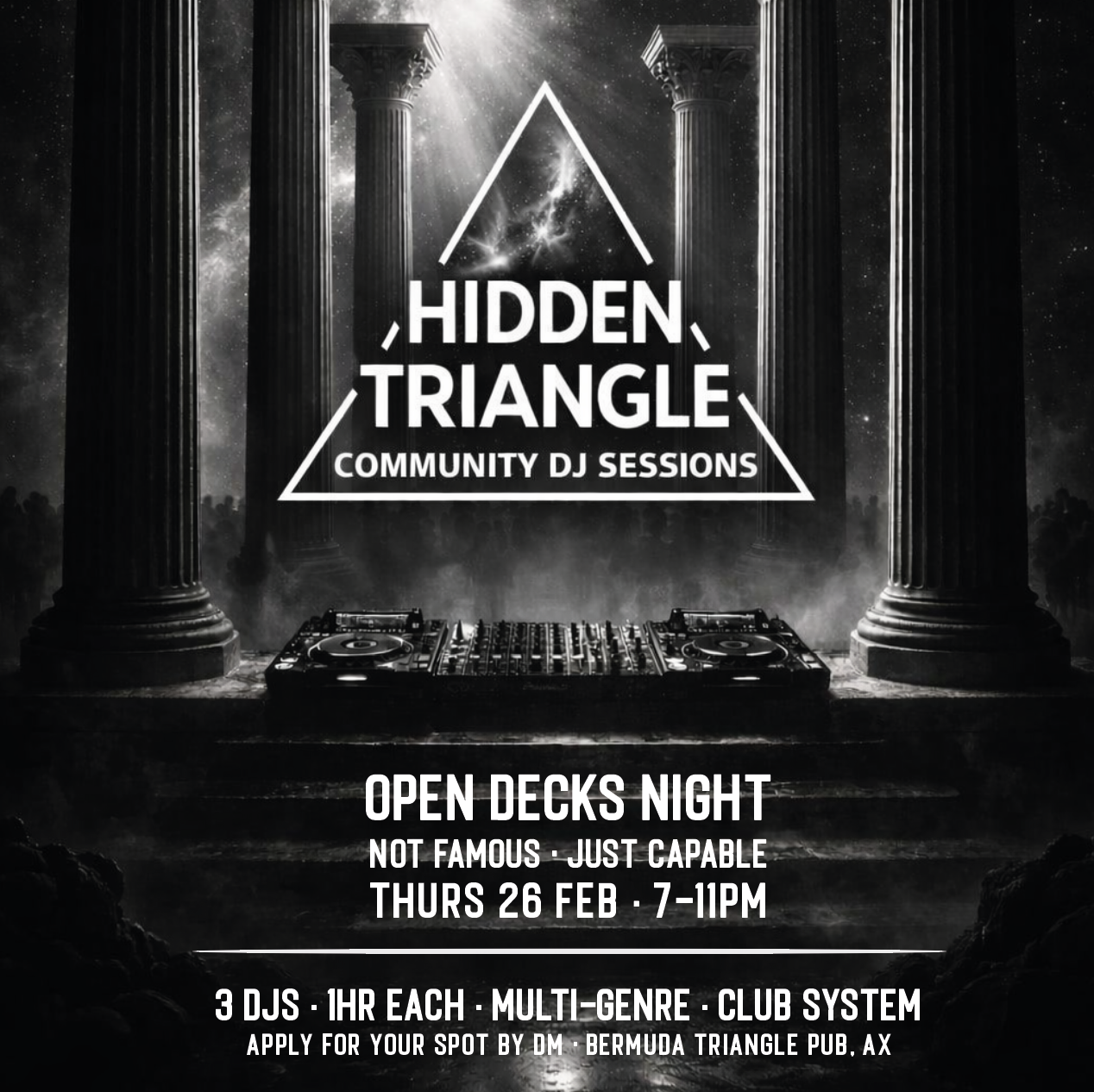 HIDDEN TRIANGLE  Community DJ Sessions  