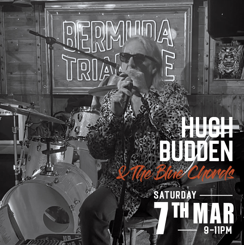 LIVE MUSIC:  Hugh Budden &amp; The Blue Chords 