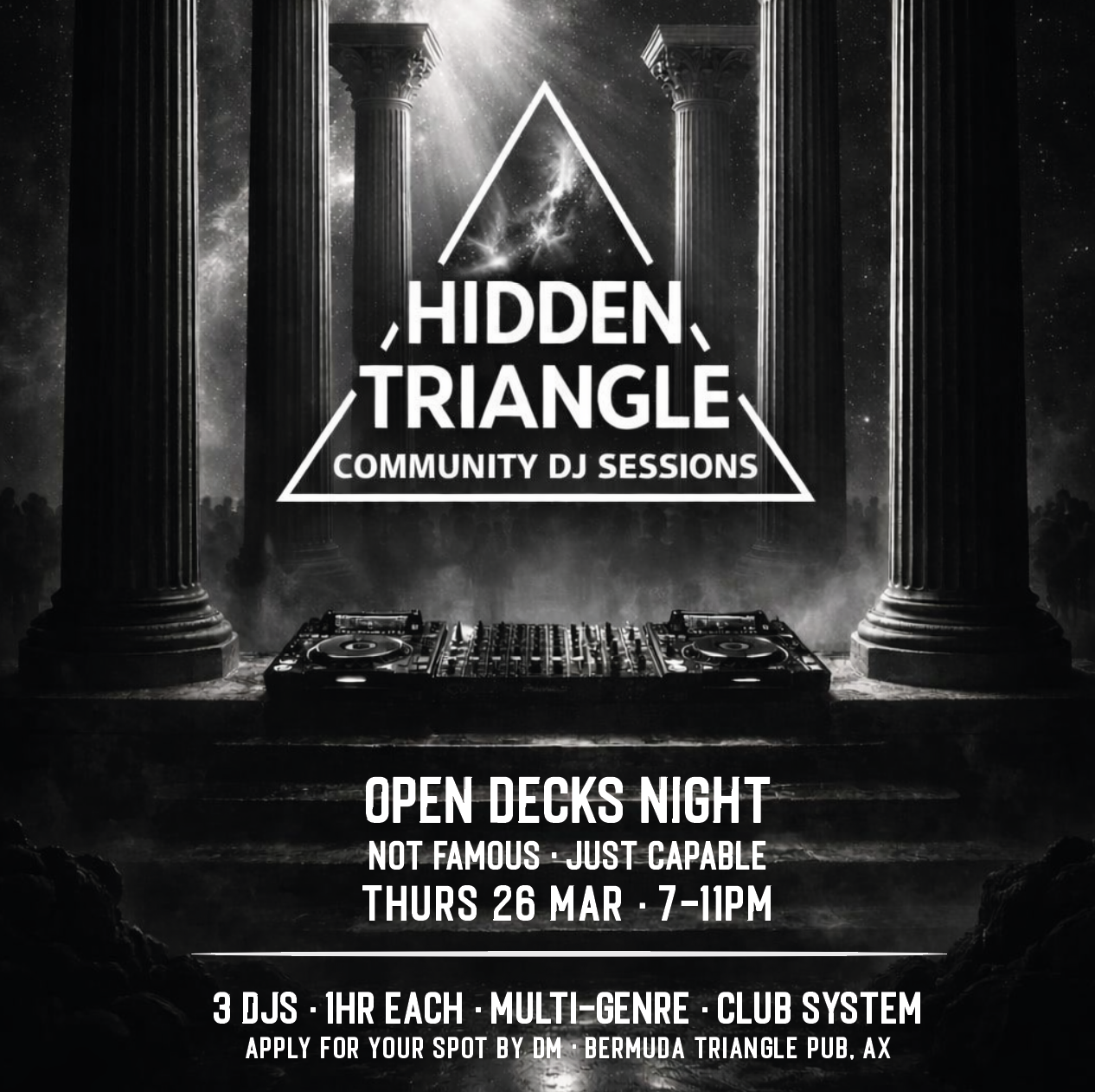 HIDDEN TRIANGLE  Community DJ Sessions  