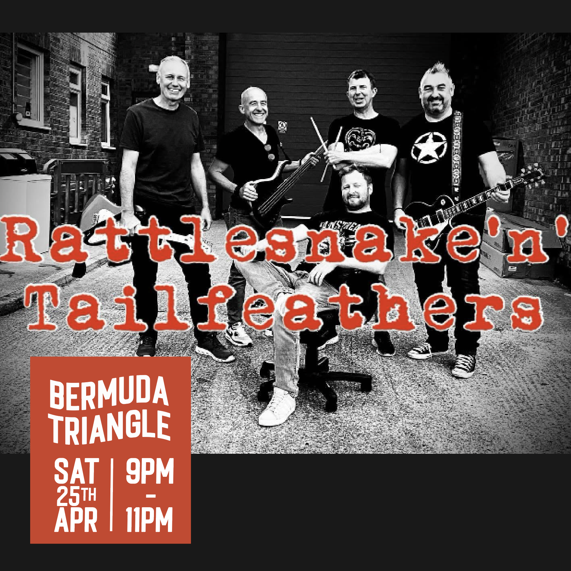 LIVE MUSIC:  Rattlesnake 'n' Tailfeathers 