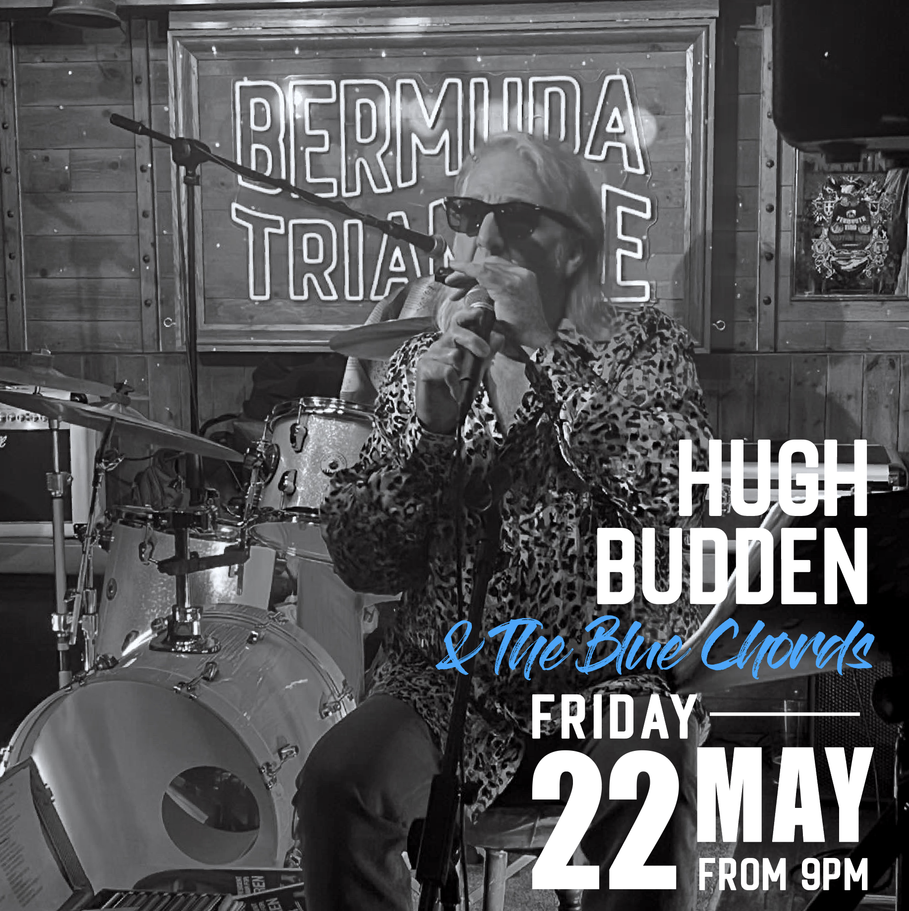 LIVE MUSIC  🎸 Hugh Budden &amp; The Blue Chords 