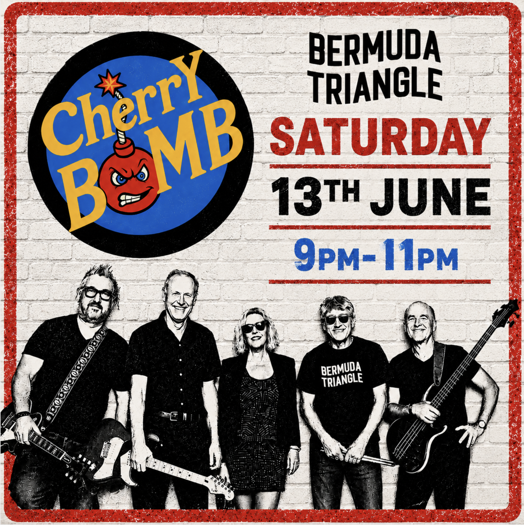 LIVE MUSIC:  Cherry Bomb 