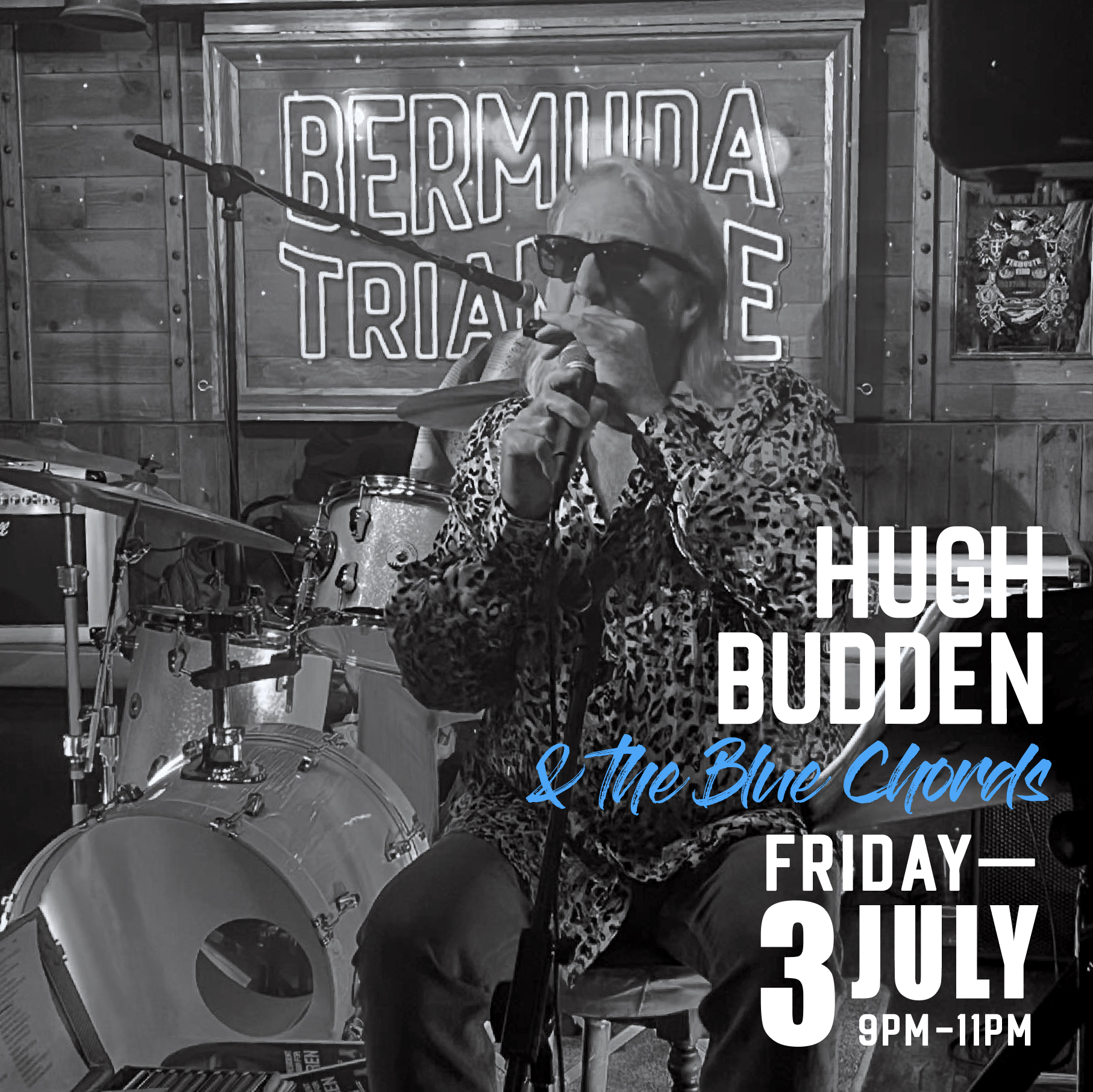 LIVE MUSIC:  Hugh Budden &amp; The Blue Chords