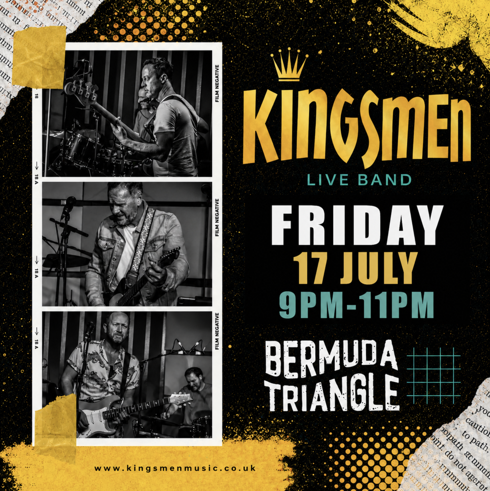 LIVE MUSIC:  Kingsmen Live Band 