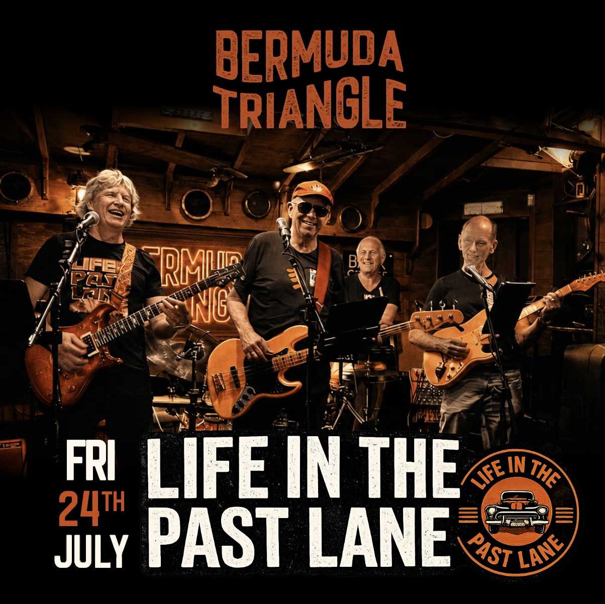 LIVE MUSIC:  Life In The Past Lane 