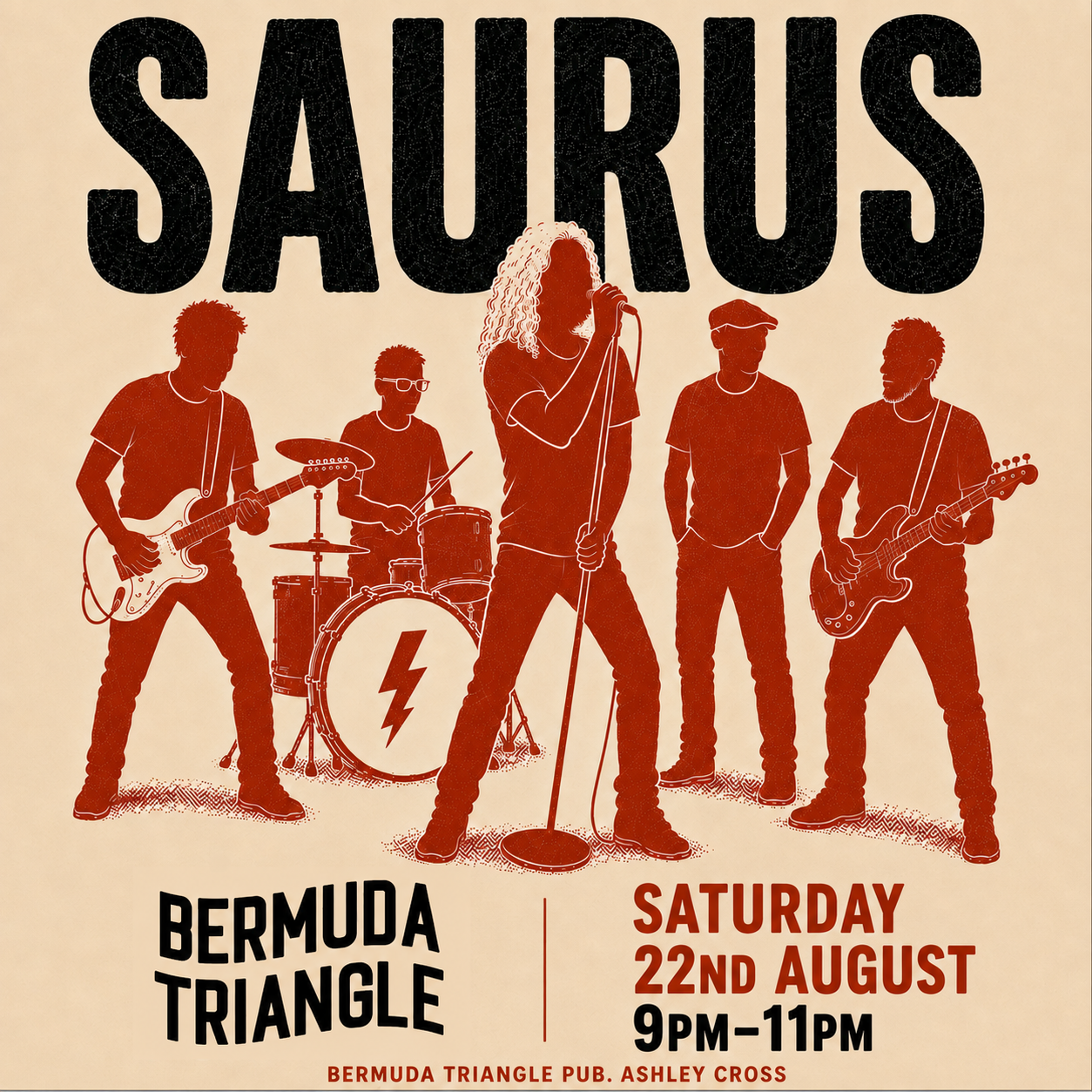 LIVE MUSIC:  Saurus 